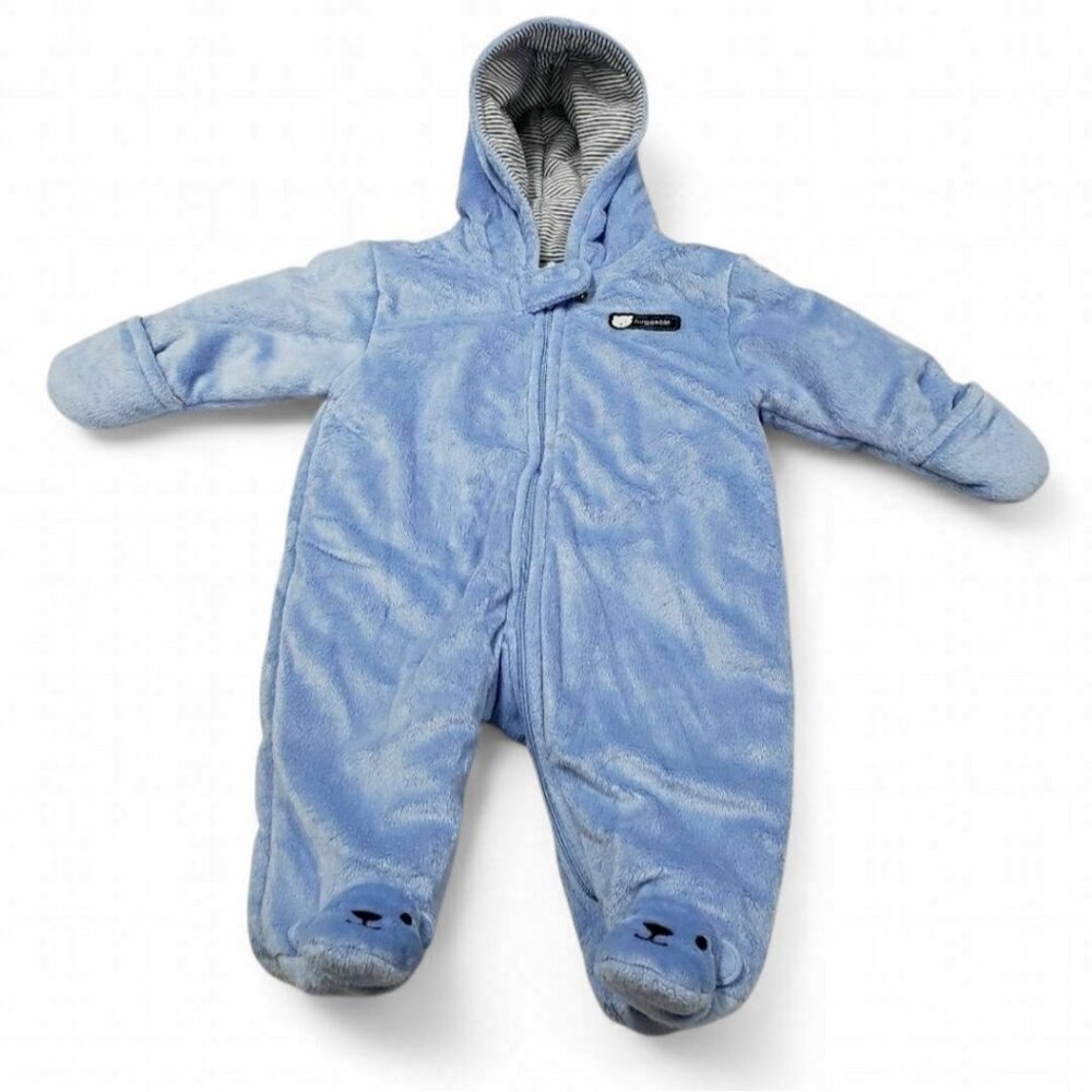 Child of Mine Carters Blue Hoodie Baby Snowsuit 0-3m